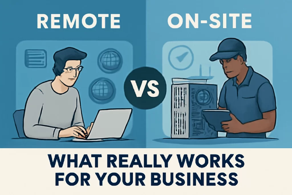 remote vs on-site