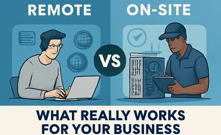 Remote vs On-Site IT Support: What Really Works for Your Business
