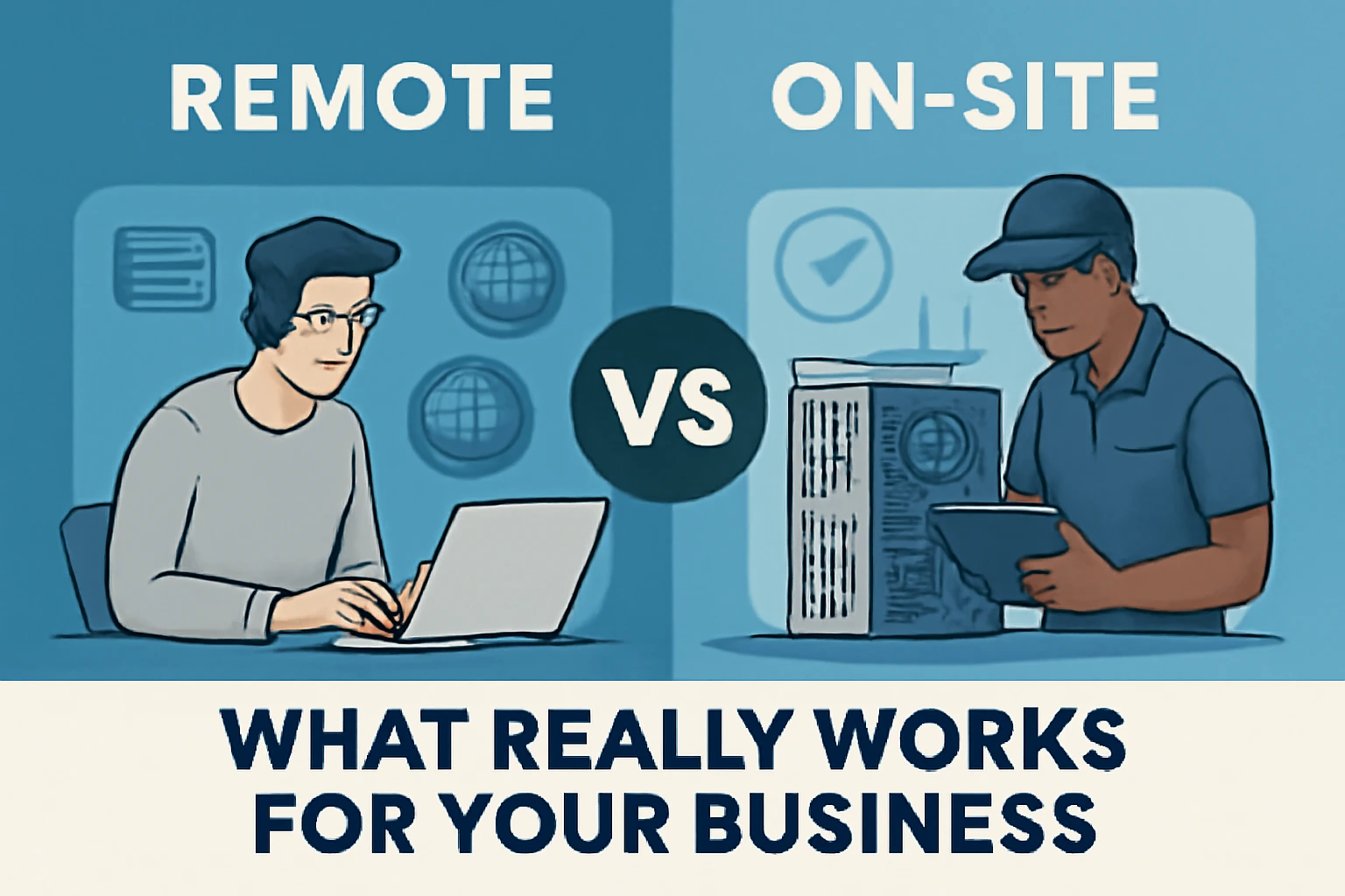 remote vs on-site